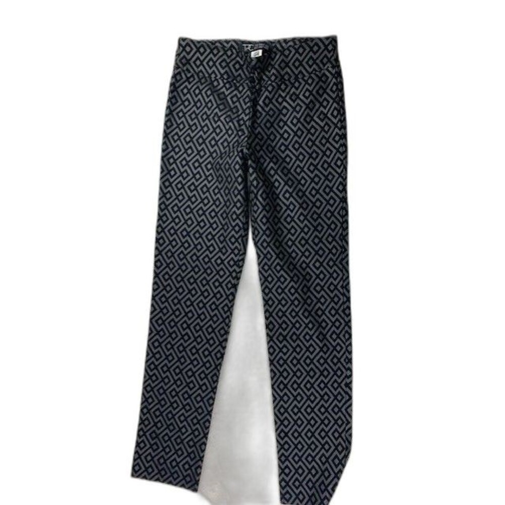 The Pant Co Womens Leggings Size 2 Black Gray Athletic Stretch